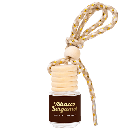 Tobacco Bergamot Fall Hanging Car Air Freshener