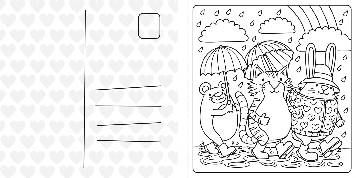 Super Cuties A Cozy Coloring Book about Love