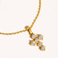 Raimon 18K Gold Non-Tarnish Dainty Cross Necklace
