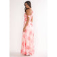 Asymmetrical One Shoulder Floral Maxi Dress