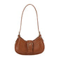 Buckle Crescent Shoulder Bag