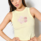Flower Embroidery Tank