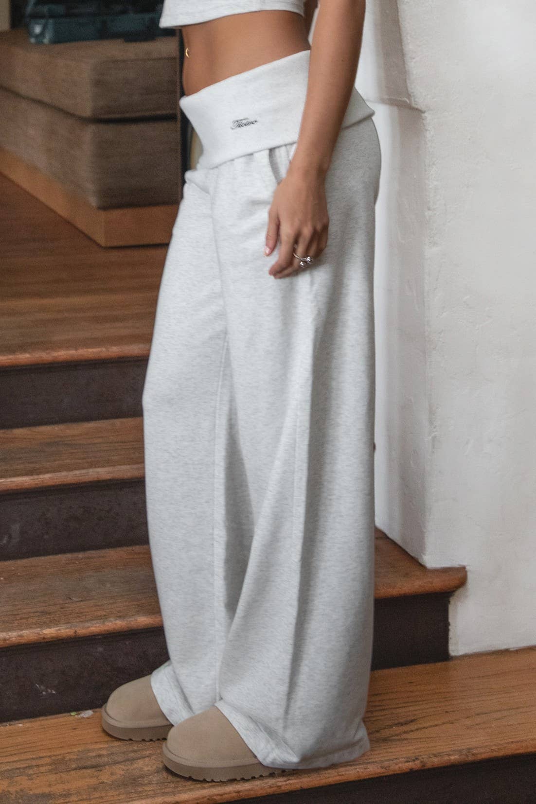 COVE Wide Leg Logo Lounge Pants