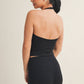 Scoop Neck Halter Top