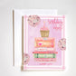 Birthday vibes book lover card