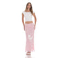 Sequin Maxi Skirt in Pink