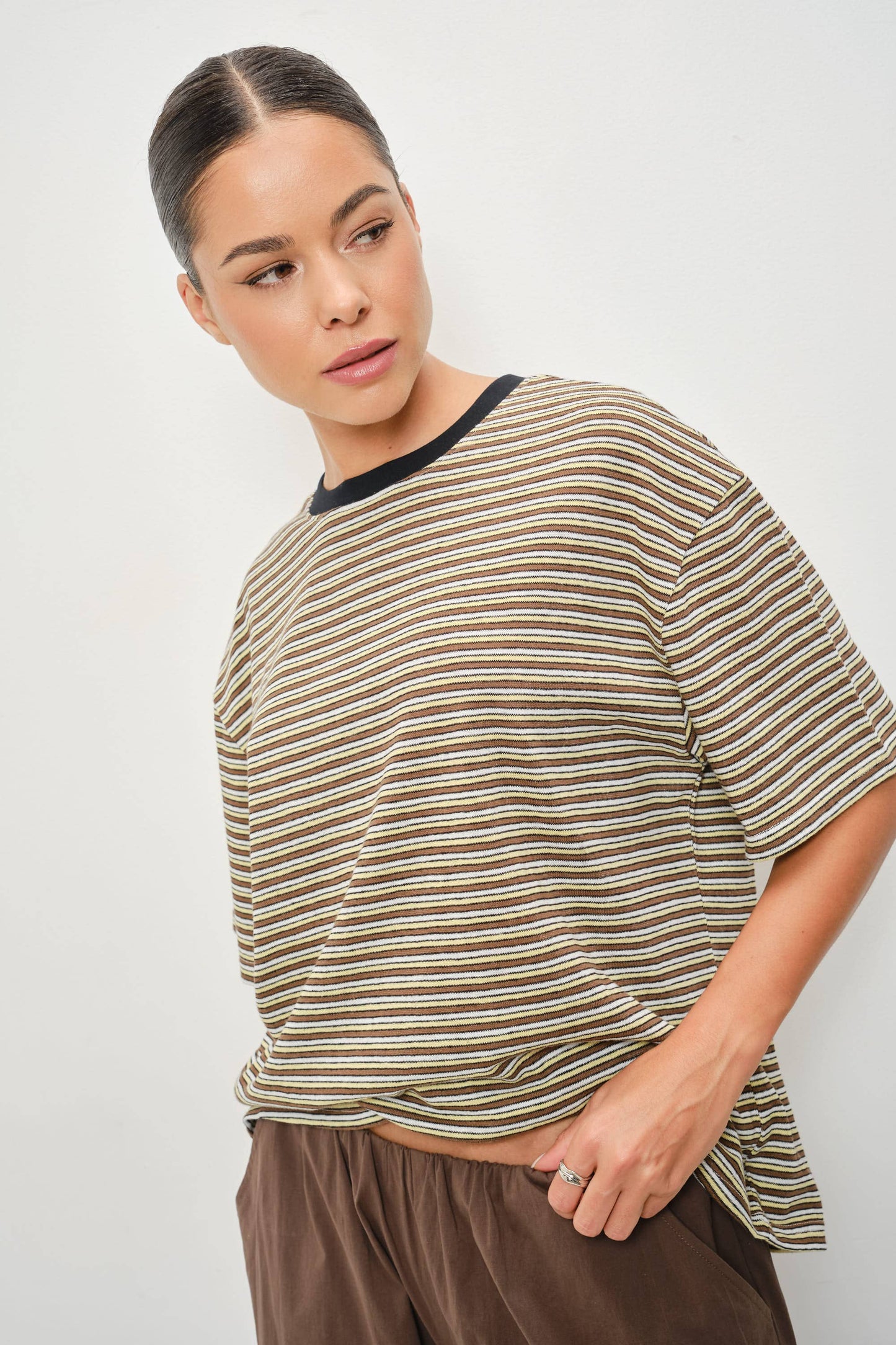 PIA STRIPED TEE