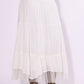 Grommet + Detailed Haky Hem Maxi Skirt