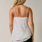 Polka Dot Asymmetrical Top