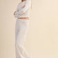 Heart Print Pointelle Lounge Bottoms