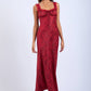 Satin Ruched Bust Sleeveless Open Back