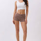 Stripe Foldover Shorts