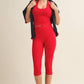 Scoop Neck Halter Top