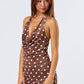 Brown Polka Dot Skort