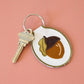 Acorn Embroidered Keychain