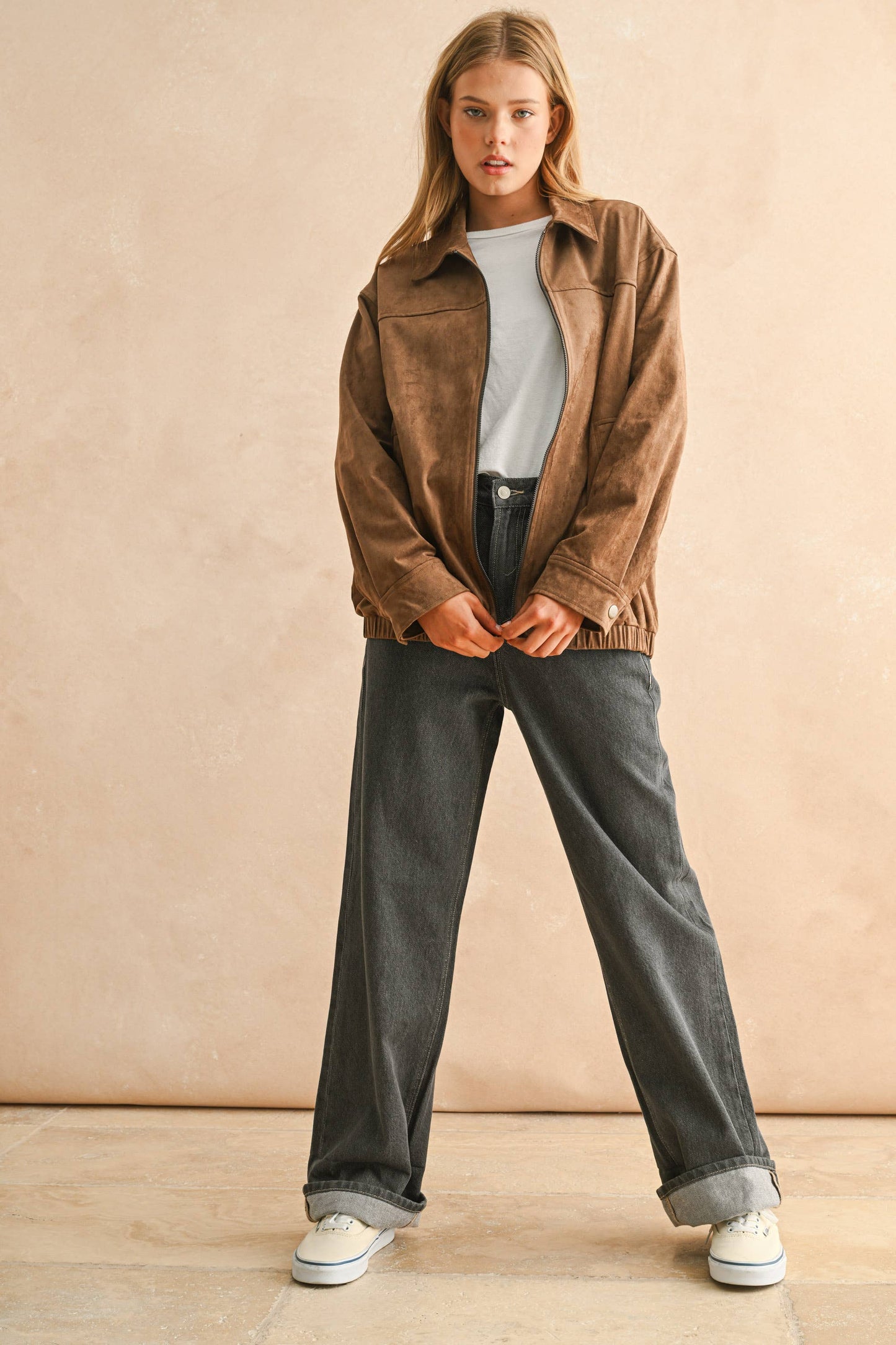 Oversized Bomber Jacket