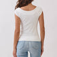 Polka Dot Boat neck Top