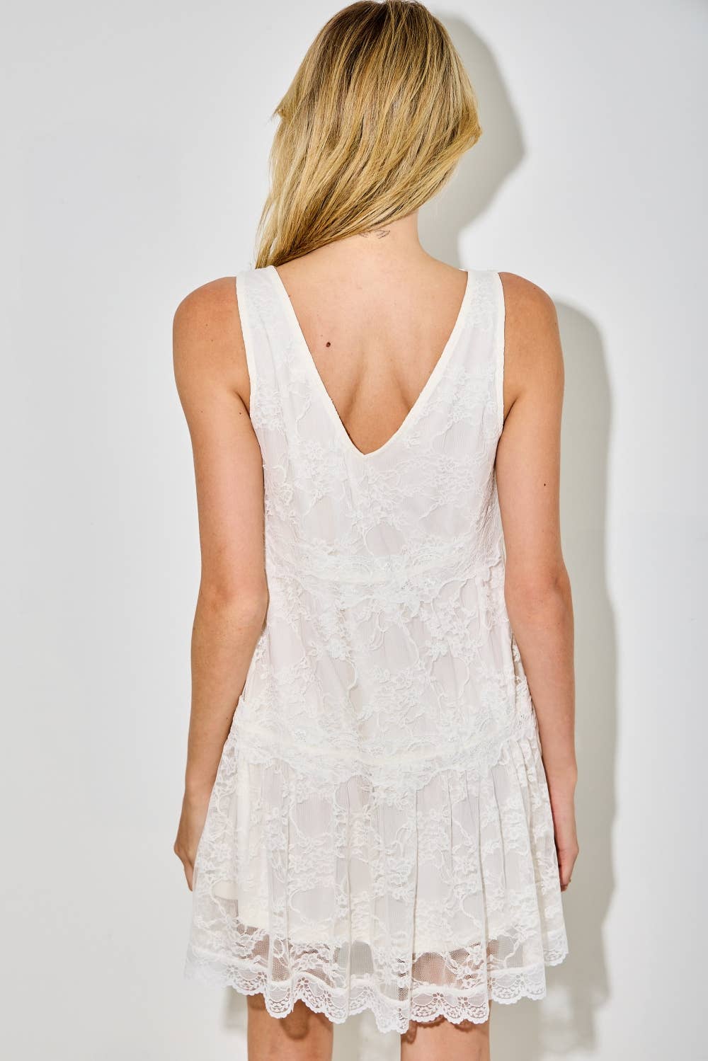 Lace Baby Doll Dress