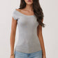 Polka Dot Boat neck Top