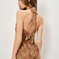 LOUIS DEEP V-NECK MINI DRESS