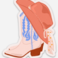 Hangin' Cowgirl Sticker