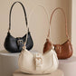 Buckle Crescent Shoulder Bag