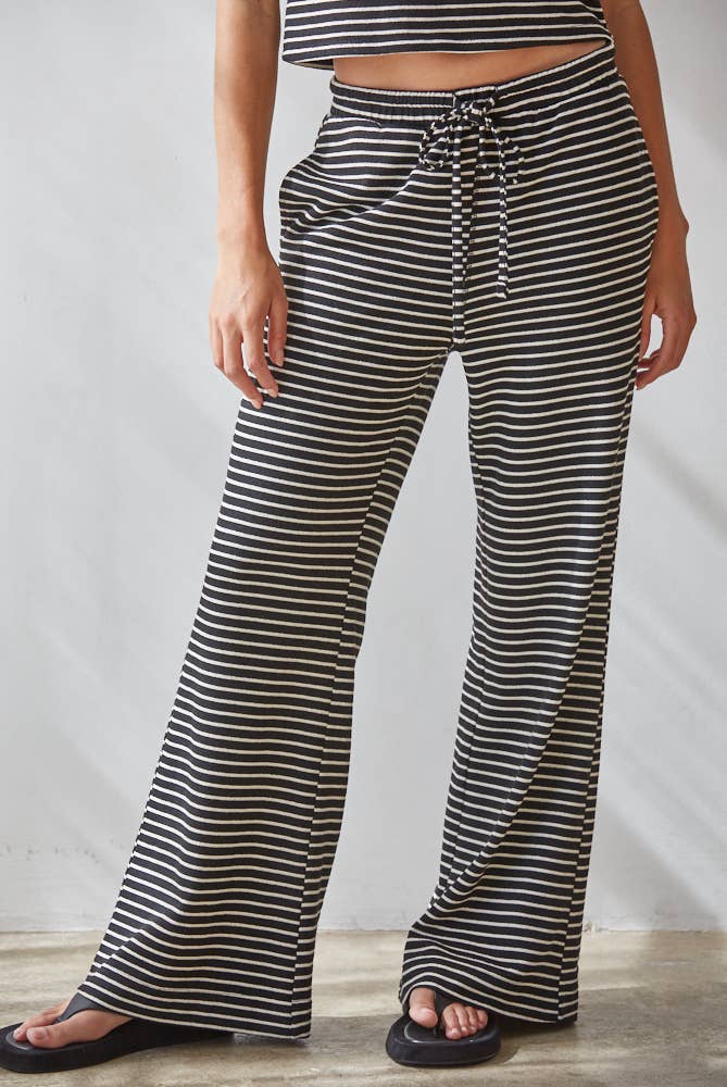 Striped Flare Pants