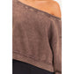 Off The Shoulder Sweatshirt