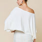 Off-Shoulder Knit Top
