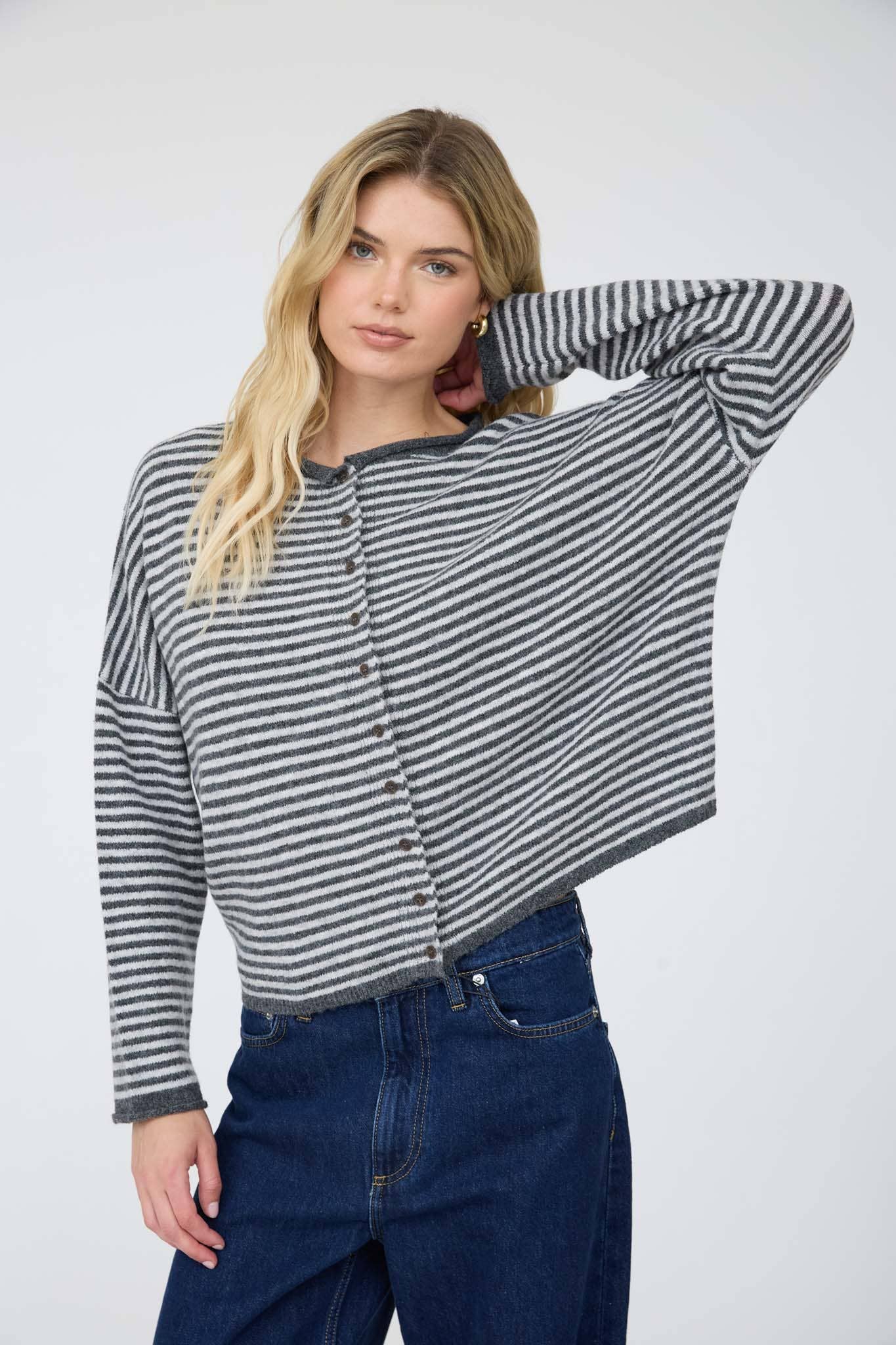 Sadie Striped Cardigan