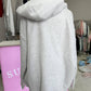Pearl Grey Lucky You 8 Ball Embroider Hoodie