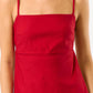Open Back Square Top
