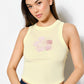 Flower Embroidery Tank