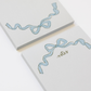 Blue Ribbon Bow Notepad