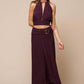 Golden Buckle Maxi Skirt