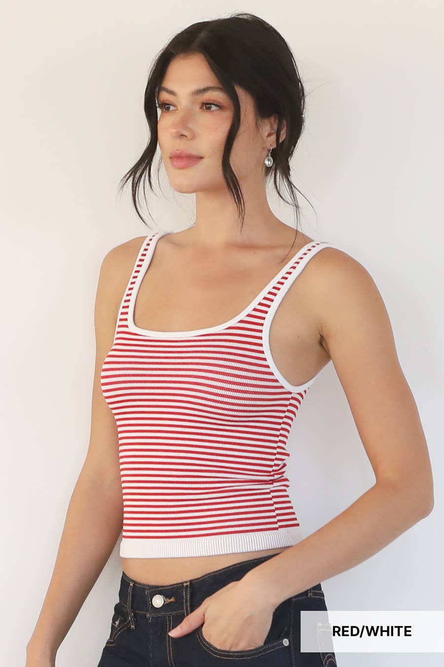 Modal Striped Tank Top