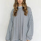 Lorenze Stripe Top