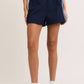 Navy Nylon Shorts