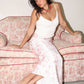 Tulip Satin Long Skirt