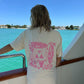 Ivory Pink Swim And Surf Comfort Colors Tee
