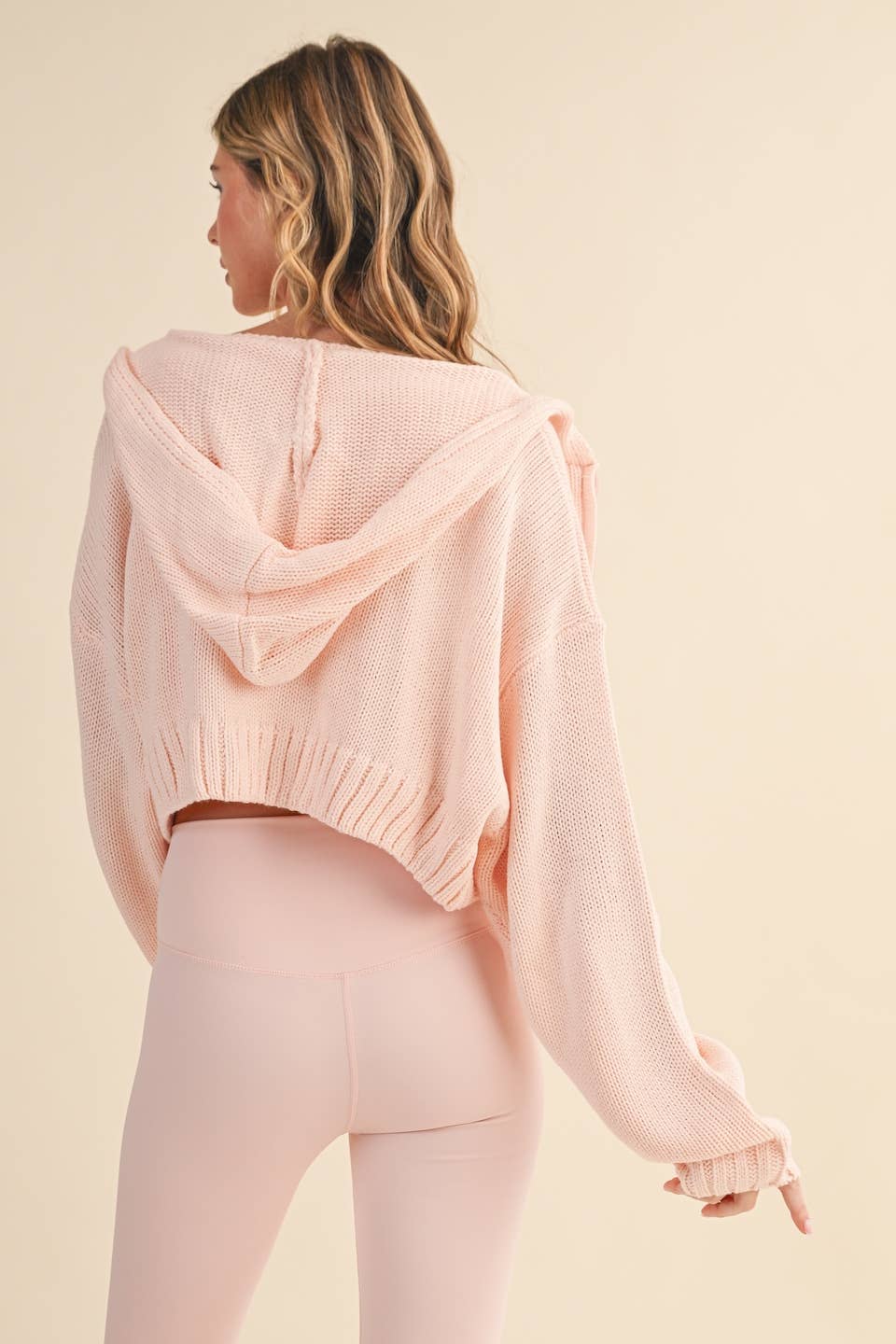 Kat Knit Zip Up Hoodie Sweater