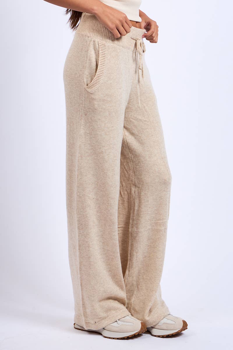 Knit Straight Leg Pants