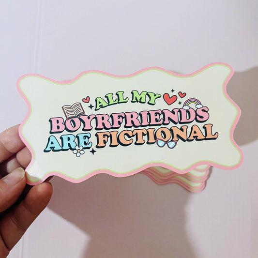 Laminated Bookmark All My Boyfriends Are Fictional