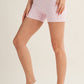 Ditsy Print Contrast Binding Biker Shorts