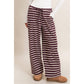Striped Wide-Leg Pants