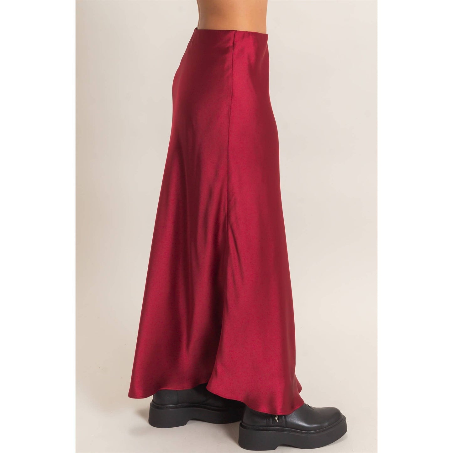 Satin Maxi Skirt