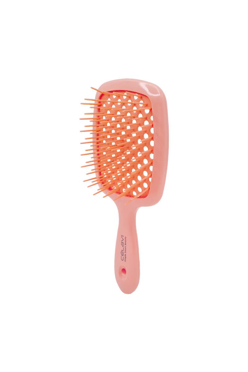 Orange Detangler Vented Hair Brush