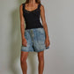 Knit Seamless Ribbed Tank Top with Lace Trim