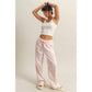 Casual Drawstring Straight Leg Pants