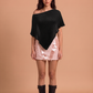 SEQUIN SWEATER PONCHO